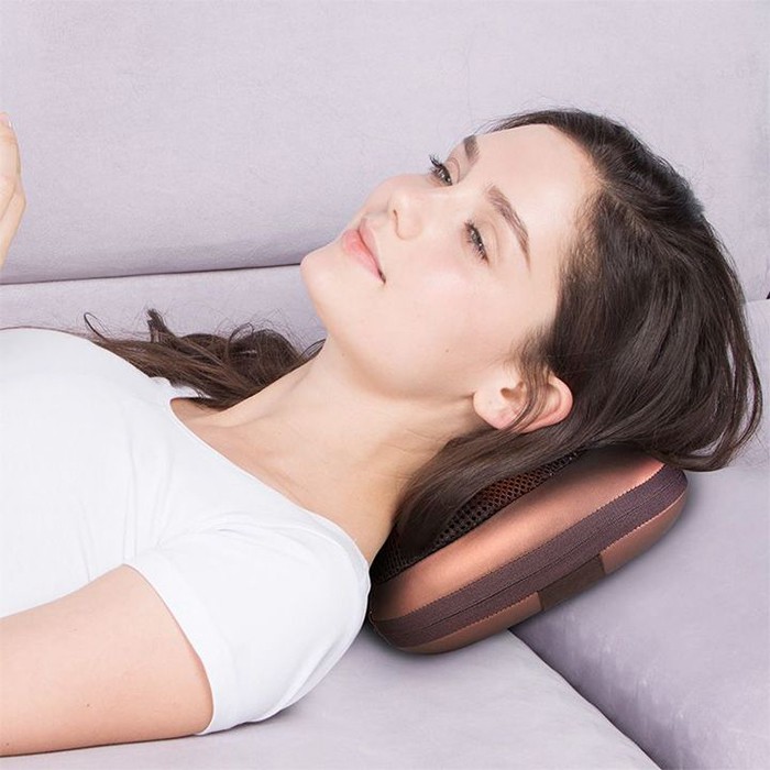 MSG  LUXURYLIFE  Alat Pijat 8 bola  Bantal Pijat 8 Bola Home Massage