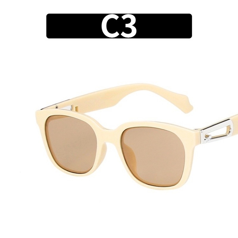 （YUZHU）COD Baru Kedatangan Western Retro Cat Eye Sunglasses Untuk Wanita Permen Warna Gaya Fashion Korea Kacamata Matahari Untuk Wanita