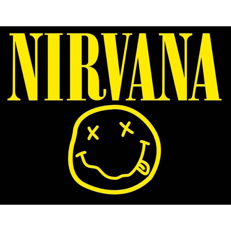 NIRVANA LOGO BAND Sablon Setrika DTF Custom Free Desain
