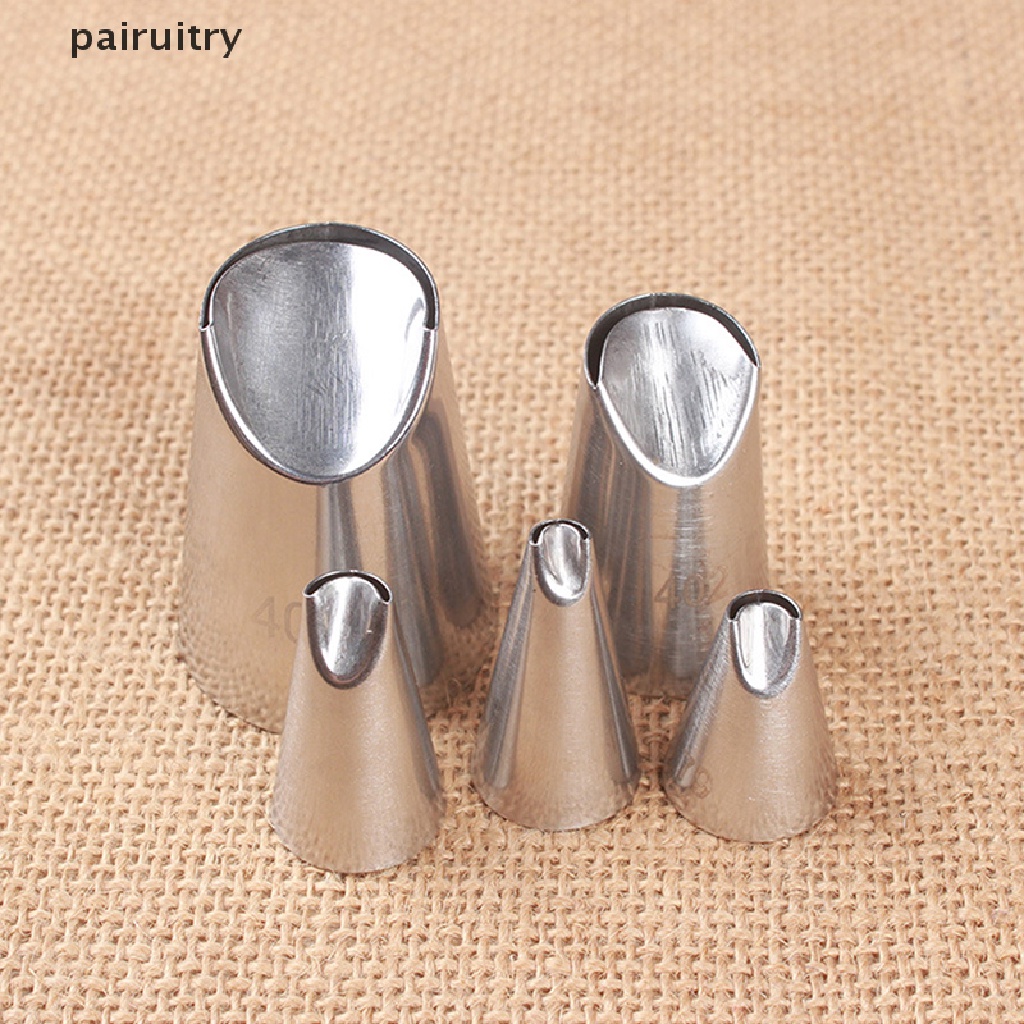 5pcs / Set Nozzle Icing Piping Desain Chrysanthemum Untuk Alat Dapur