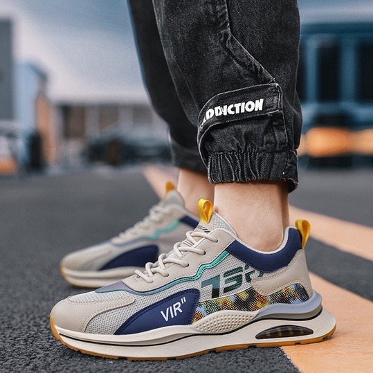 TBIG [COD] Sepatu Sneakers Pria VIRGET Sepatu Import Murah Pria Sekolah Kuliah Kerja