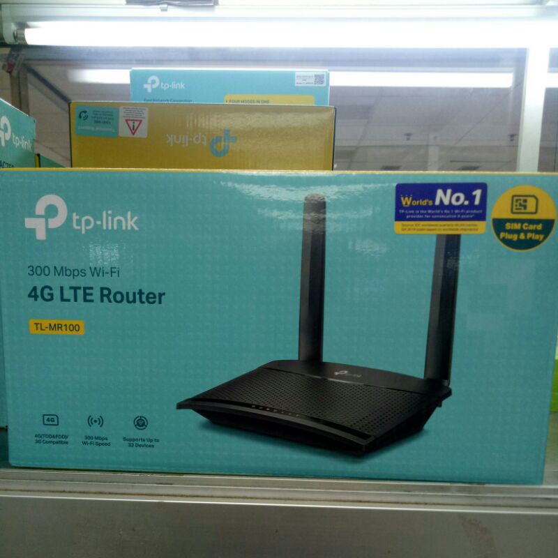 TP-LINK TL-MR100 4G LTE Router 300 Mbps Wireless N