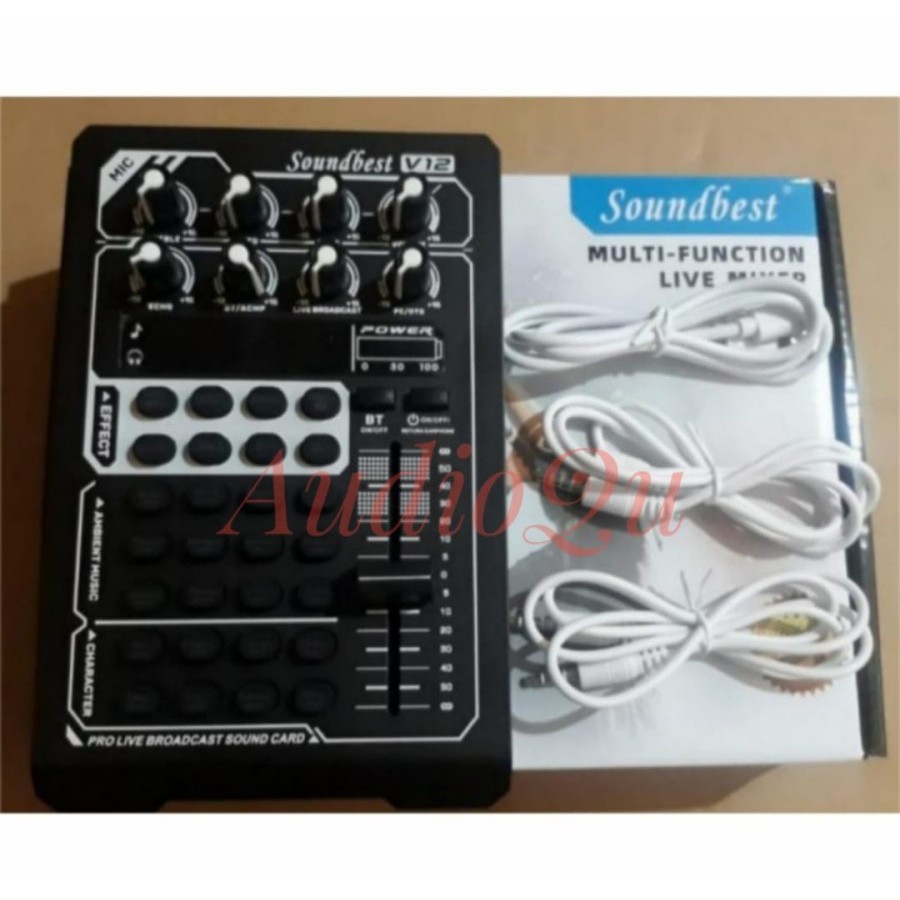 Soundcard Soundbest V12 Original V 12 Bluetooth Live Streaming