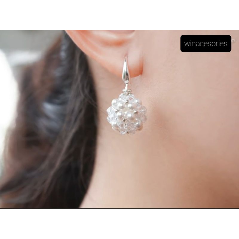 Anting Xuping, anting mutiara simple