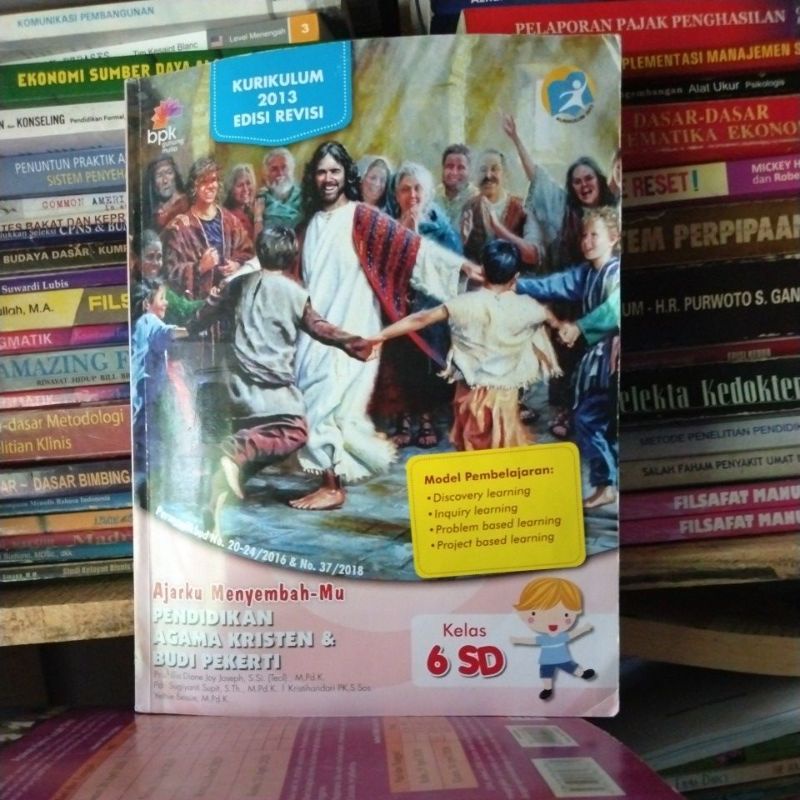 buku agama Kristen/pendidikan agama Kristen dan budi pekerti kelas VI/6 sd by BPK
