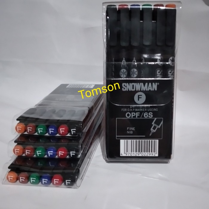 

Terlaris Spidol Snowman Opf / Opm 6S Bergaransi