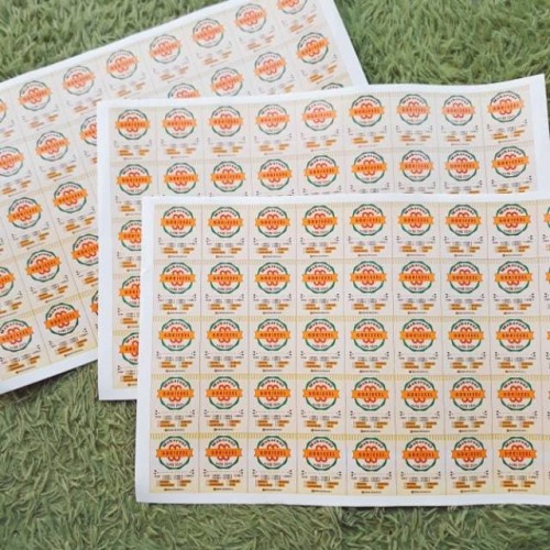 

Sticker PrintCut Ukuran A3 Bulat