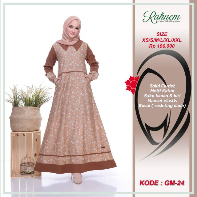 GAMIS GM 24 COKLAT II  RAHNEM