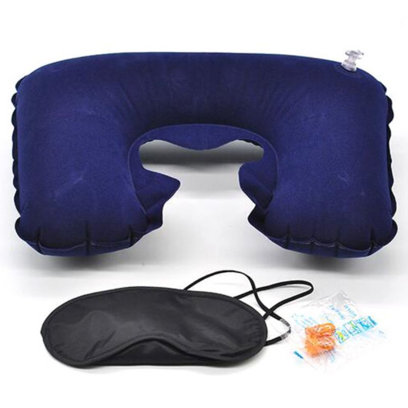 Bantal Leher Inflatable Travel Pillow