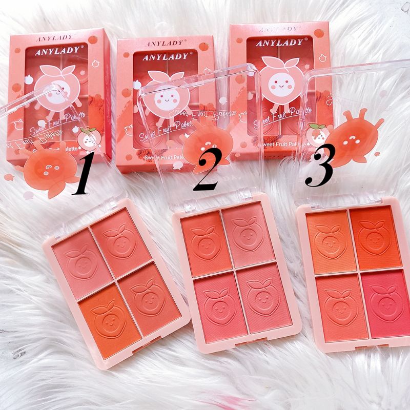 PROMO ECER!!!BLUSHER/BLUSH ON 4 WARNA ANYLADY 795B