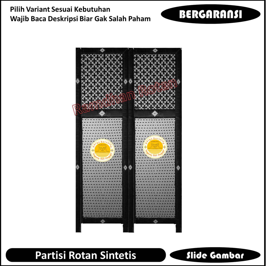 Sketsel Rotan 2 Pintu - Sketsel 2 Pintu Bahan Rotan Sintetis