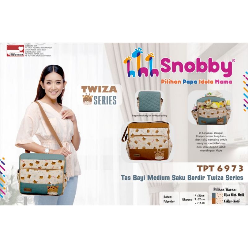 Snobby Tas Bayi Medium Saku Bordir Twiza Series