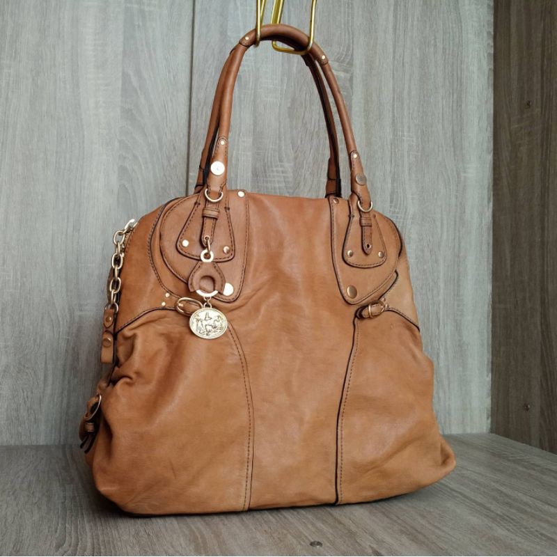 Tas JUICY COUTURE Authentic Tote bag Preloved Second Kulit Asli Mewah Vegan Leather Vintage Branded