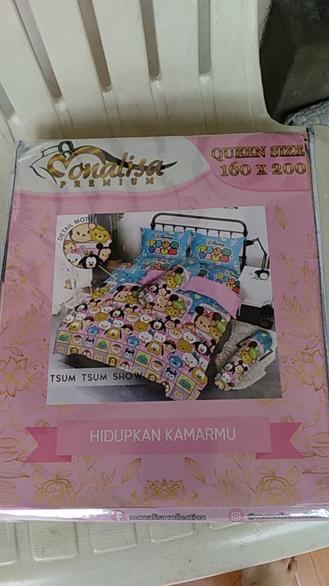 Rc Sprei Monalisa Premium Ukuran Queen 160x200 Harga Terjangkau