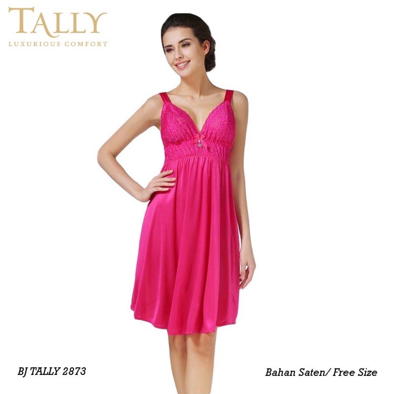 TALLY BAJU TIDUR / LINGERIE 2873 I FREE SIZE | BAHAN SATIN