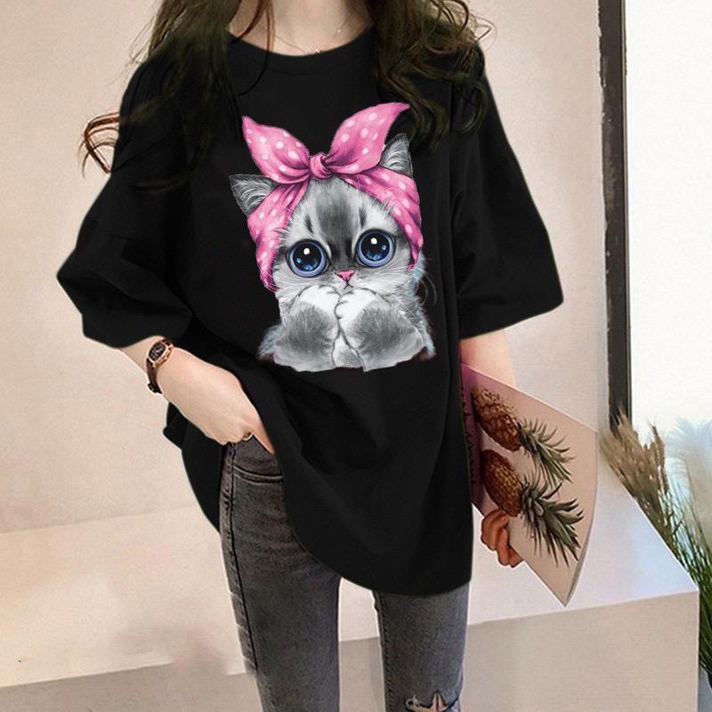 AFI - EC - Kaos Oversize Sweet Cat (LD 106, P 65)