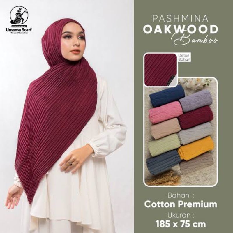 Pashmina Oakwood bamboo ori by umama