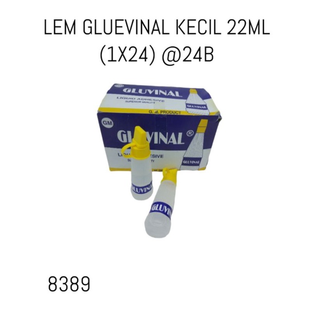 LEM GLUEVINAL KECIL 22ML (1x24)