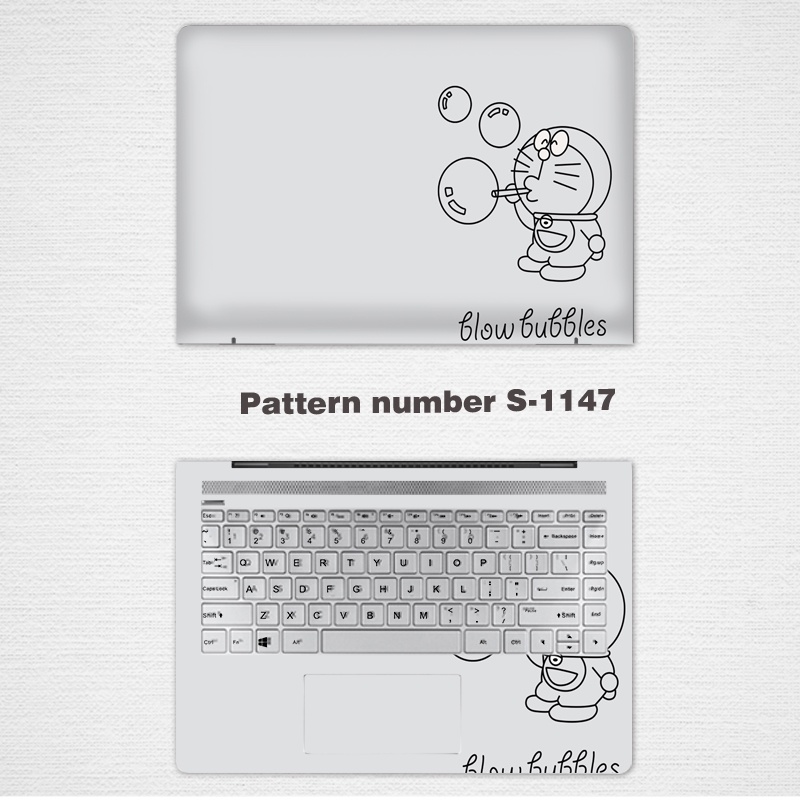 2 Pcs Stiker Pelindung Laptop Universal Motif Kartun Bahan VINYL Ukuran 12 13 14 15.6 Inch ASUS K3402Z K3502Z PX455CE FX707Z FX50