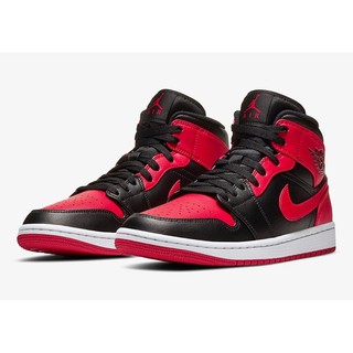 aj1 mid red black