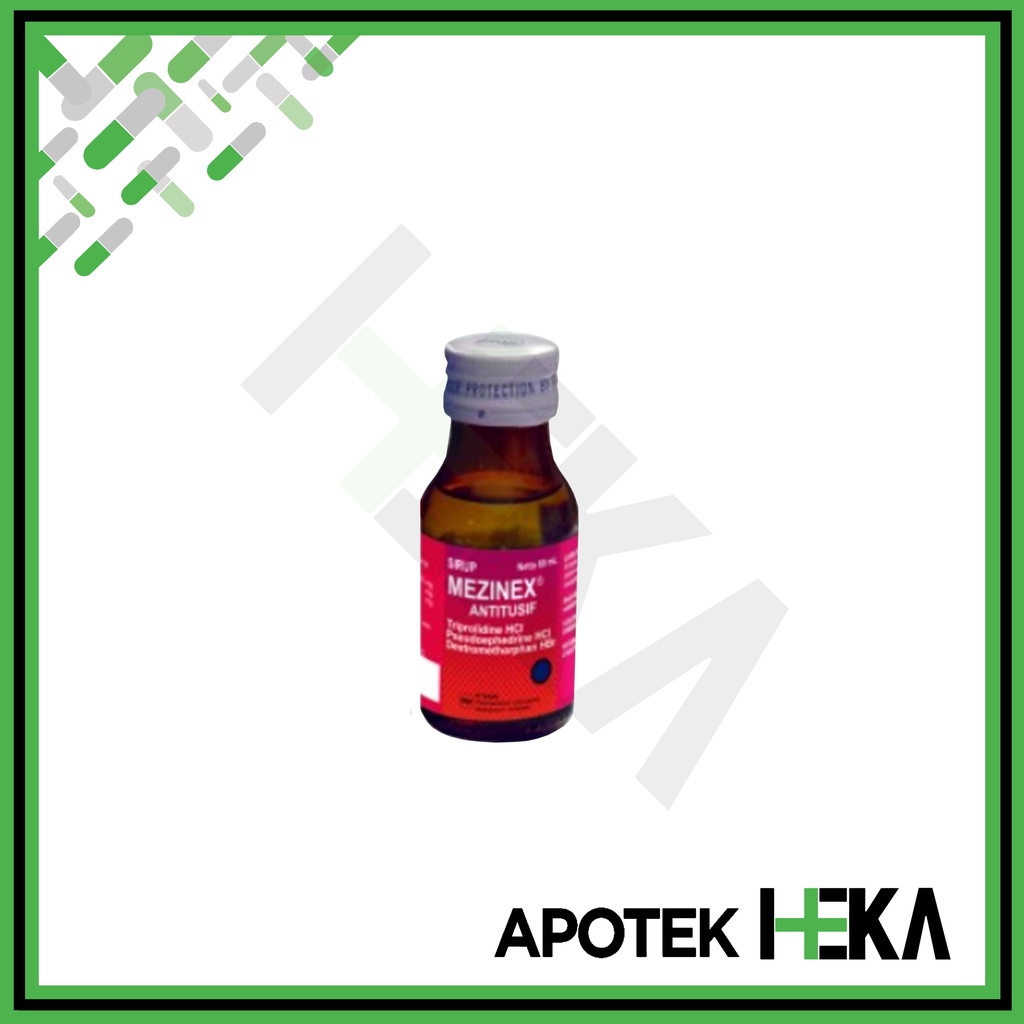 Mezinex Antitusif Sirup 60 ml - Obat Batuk Kering (SEMARANG)