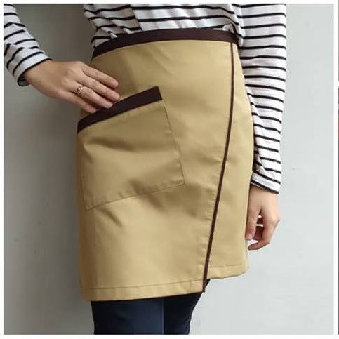 Apron Half Body Saku Miring Celemek Half Dewasa