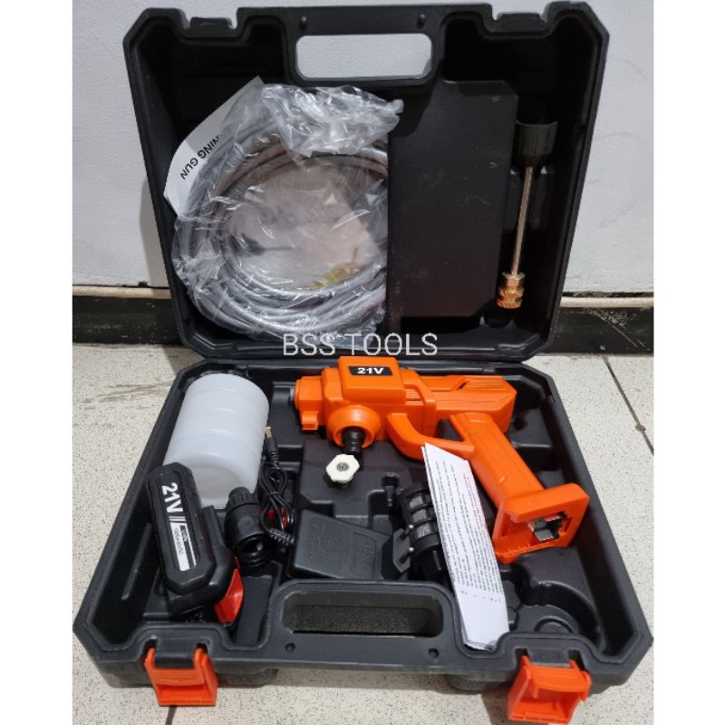 XENON HPW2160 Cordless Jet Cleaner - Alat Cuci AC - Mobil Lengkap Set