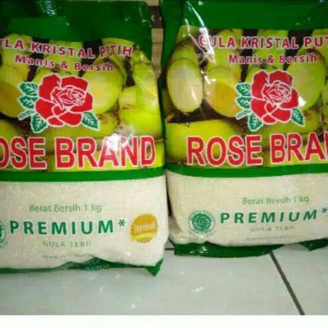 Gula Rose Brand Hijau 1kg Gula Lokal Kiloan Gula Pasir Kristal Shopee Indonesia
