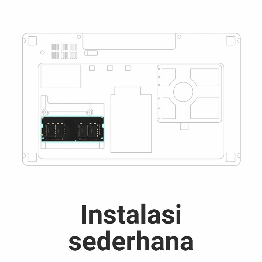 16GB Memory Laptop SODIMM LEXAR 16GB DDR4-3200MHz / PC25600 RAM LAPTOP LEXAR