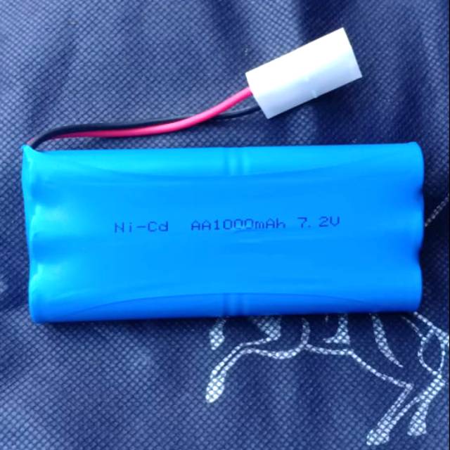 BATERAI MOBIL REMOT RC AA 1000MAH NI CD 7,2V / BATRE RC 7,2V 1000MAH