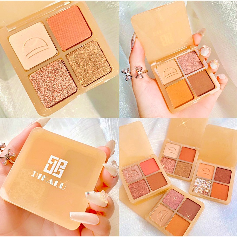 DIKALU COCO VENUS Korean Eyeshadow Paw Pallete Matte Palet Kucing 4 Warna Waterproof XX038