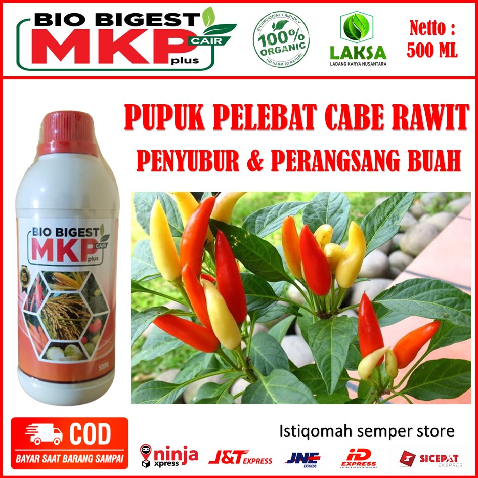 Jual Pupuk Mpk Bio Bigest Plus Pupuk Semprot Pelebat Cabe Rawit Pupuk