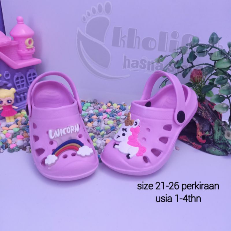 SANDAL BAIM ANAK PEREMPUAN TERBARU PELANGI UNICON 008e dulux