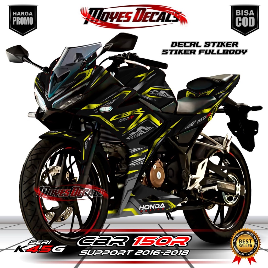 Stiker Decal CBR150R Fullbody Decal Stiker CBR150R Facelift Stiker Fullbody All New CBR 150 Decal St