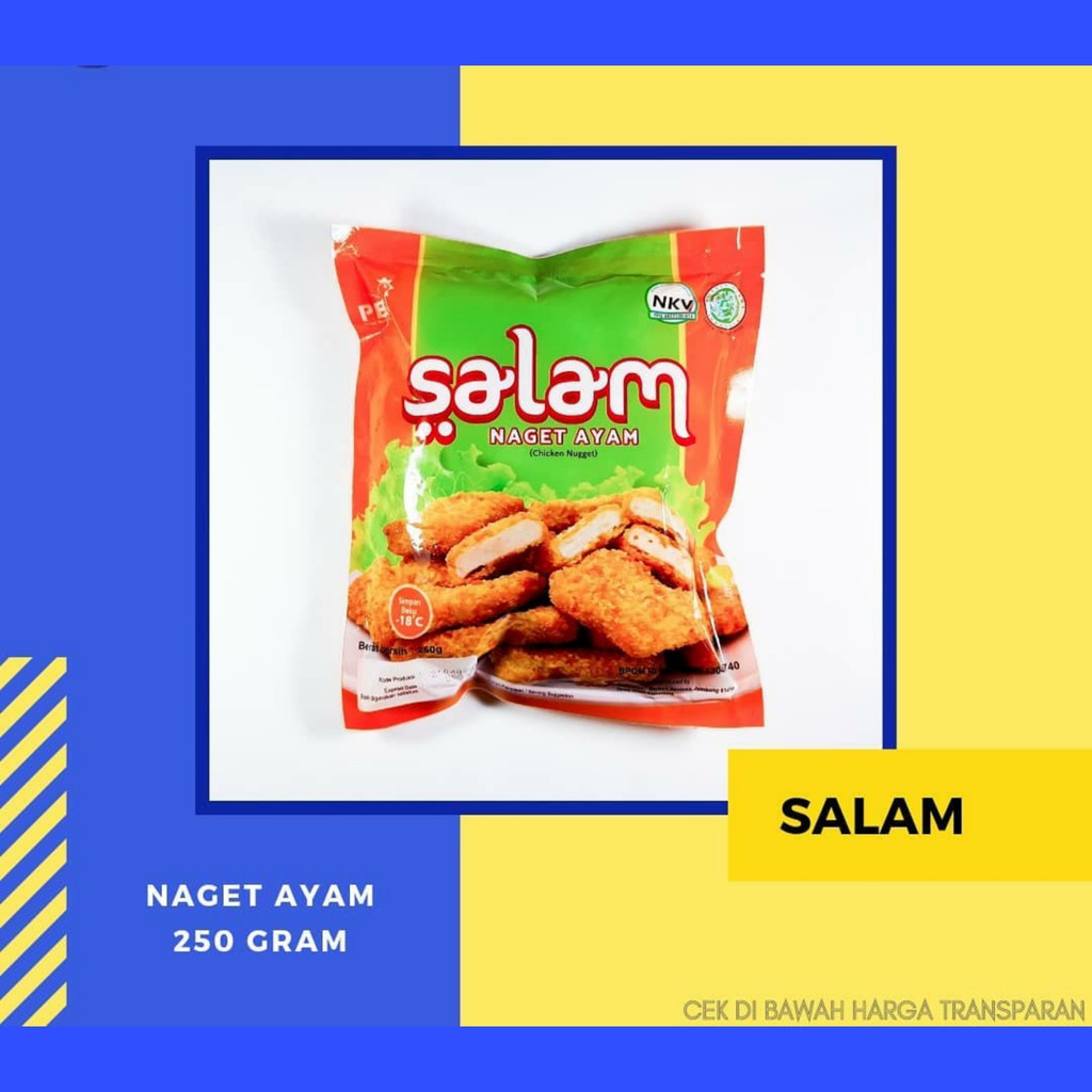 

ADDRIELLA - SALAM NUGGET AYAM 250gr | SALAM/FROZENFOOD/FROZENFOOD MURAH