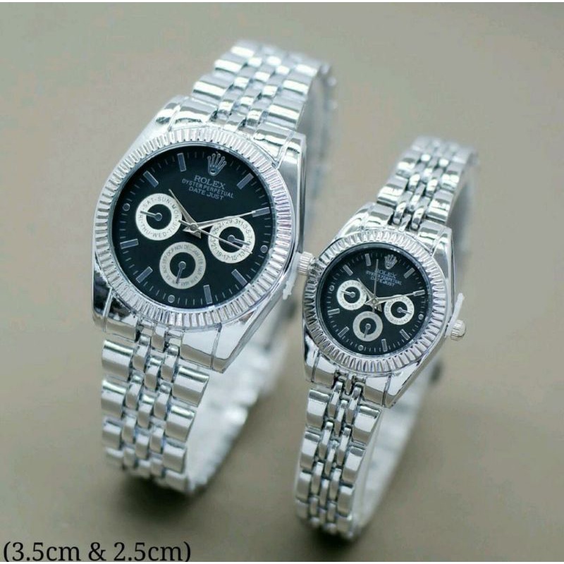 Jam Tangan Daytona Jam Tangan Pria Wanita Sepasang Jam Tangan Coupel