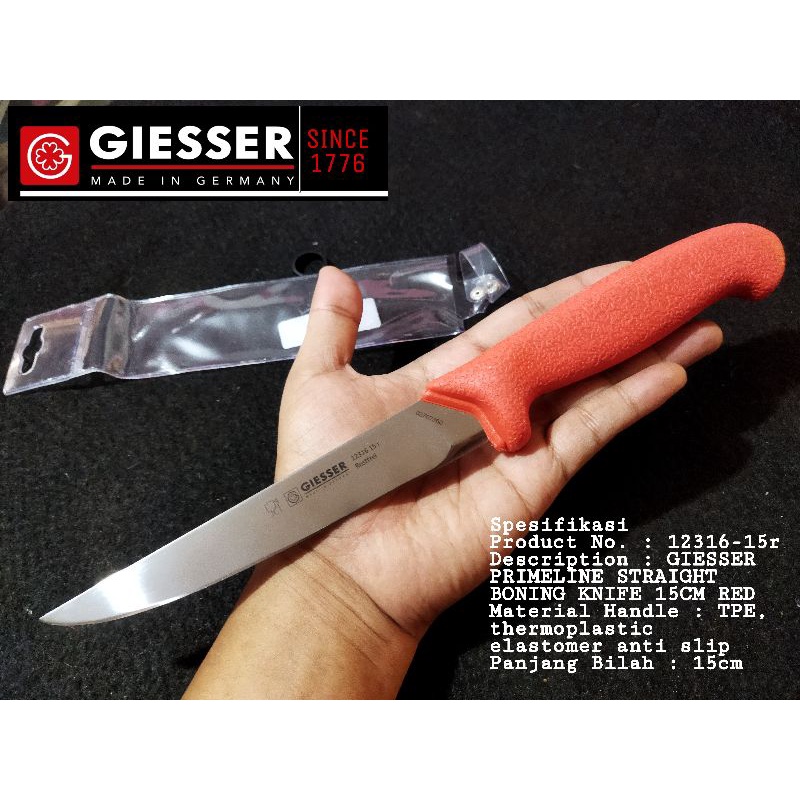 ID PISAU BONING GIESSER PRIMELINE 15CM BONING KNIFE ORIGINAL GERMAN
