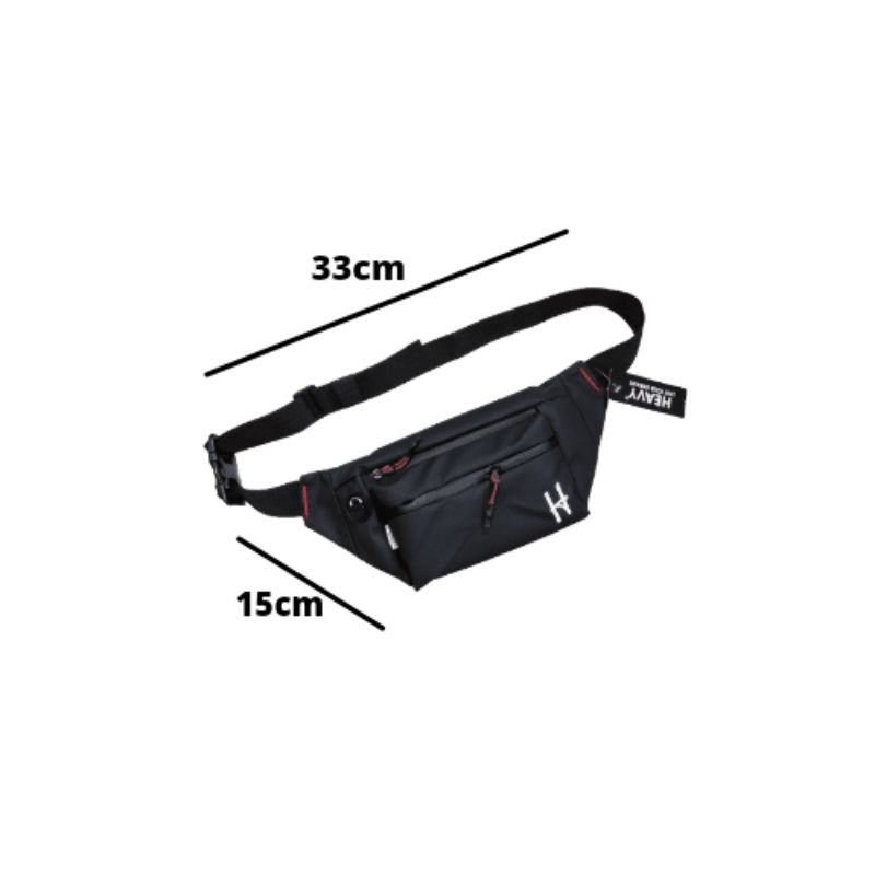 Heavy Official Shop - Tas pinggang pria waistbag waterproof | Heavy.bags pnck-1038 | Tas pria