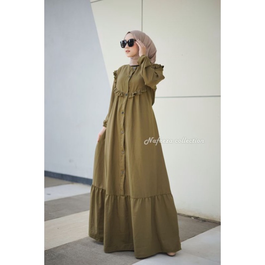 [COD] Rania Dress Premium / Gamis Shakila Premium Import / Gamis Busui