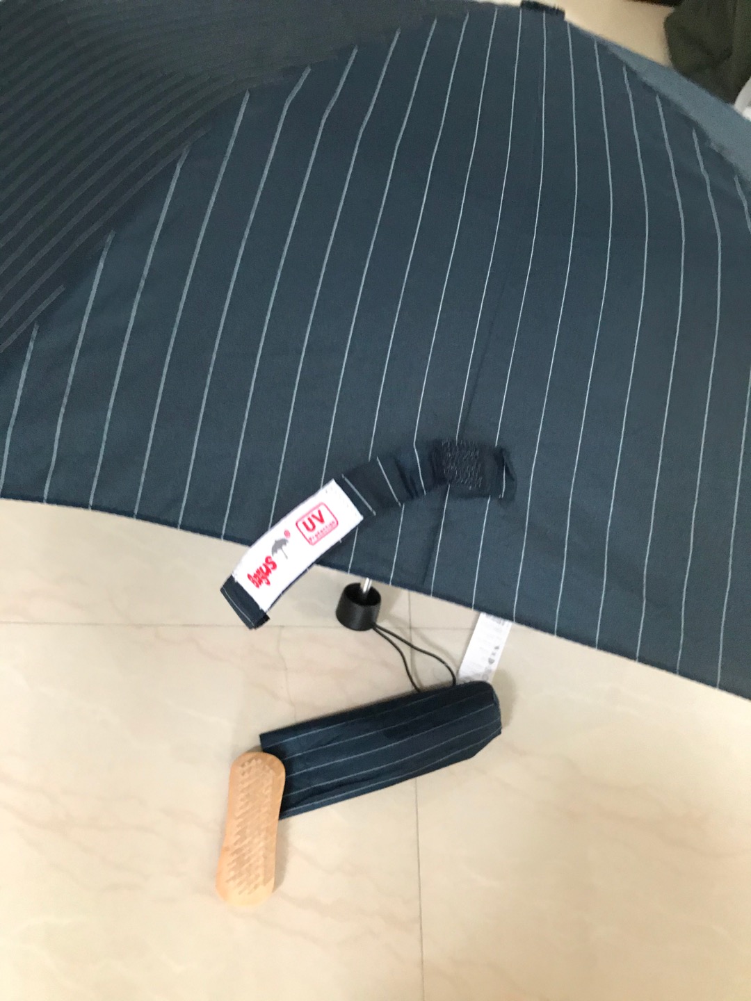 Bagus Umbrella Anti Uv Blue Stripes