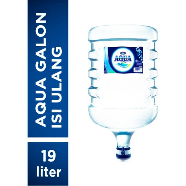  AQUA  GALON  Isi ulang 19 ltr Shopee Indonesia