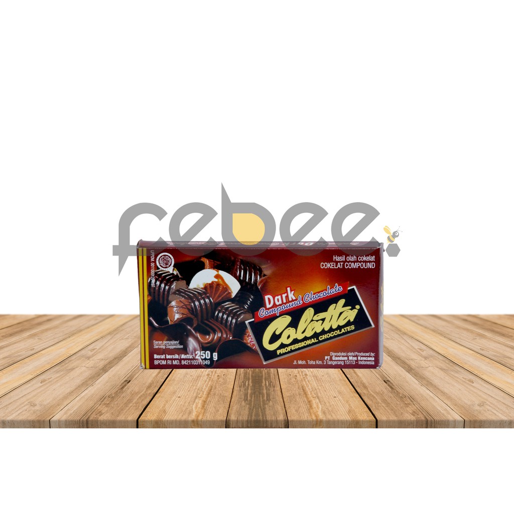 

Colatta Dark Compound Chocolate / Cokelat Kemasan 250g