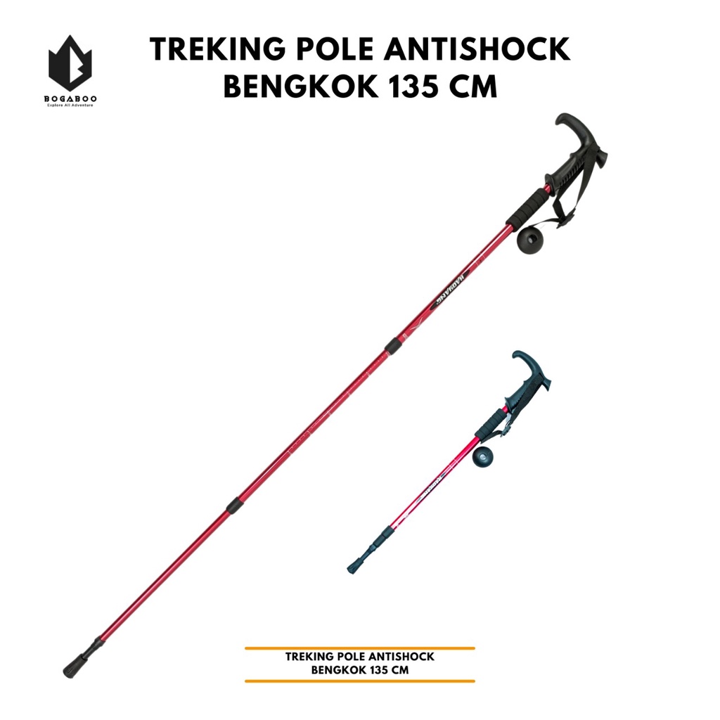 Trekking Pole Antishock - Tongkat Gunung - Tongkat Pendaki - tracking pole - trackingpole - trekpole - trekpole - trackingpul -trakpole