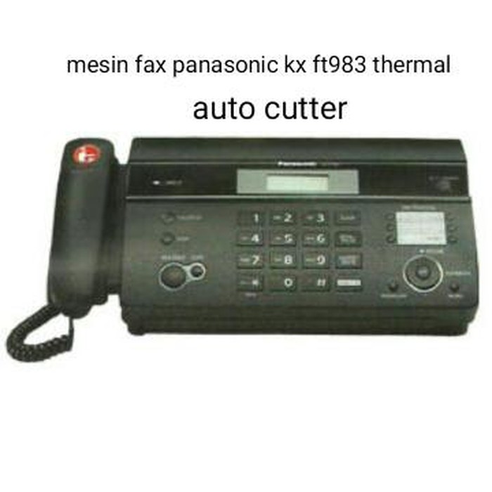 Mesin Fax Panasonic KX-FT983CX (Hitam) Mesin Fax Thermal KX-FT 983