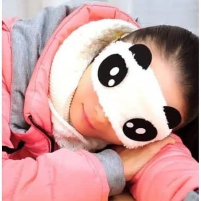 Penutup Mata Tidur Karakter Panda / Sleeping Eye / Eye Cover Panda Lucu / PENUTUP MATA MOTIF PANDA /PENUTUP MATA / TUTUPAN MATA