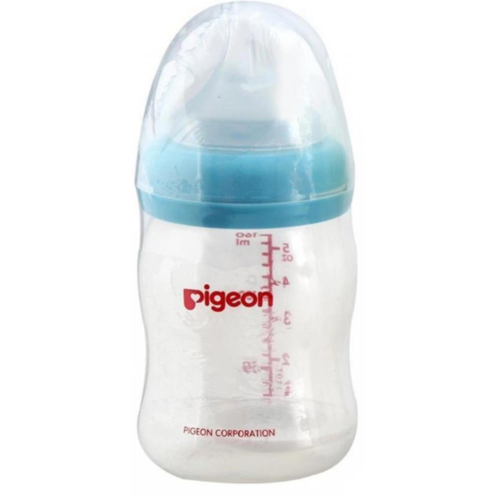 *BEST SELLER* Pigeon Botol Wide Neck Wideneck Peristaltic Plus Nipple Botol Bayi Asi 160ml 160 ml