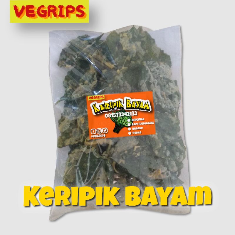 

Vegrips Keripik Bayam 150g