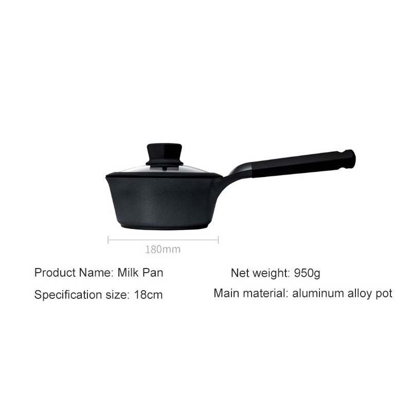 HUOHOU HU0071 - Non-Stick Cookware Milk Pan 18cm - Panci Anti Lengket