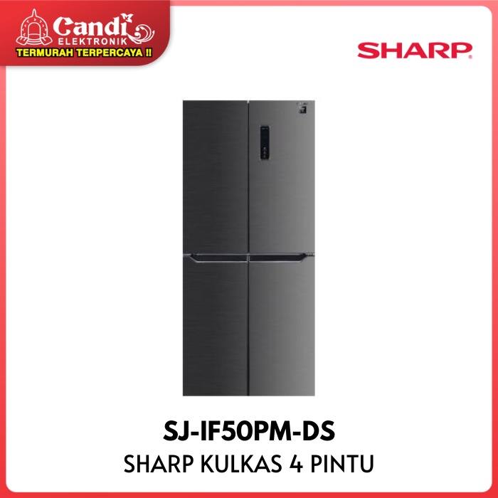 SHARP Kulkas 4 Pintu 401 Liter SJ-IF50PM-DS