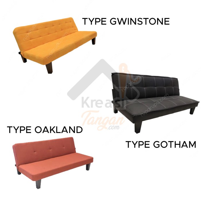 COVER SOFA BED POLOS TYPE GWINSTONE, OAKLAND &amp; GOTHAM INFORMA CS3005